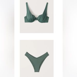Abercrombie & Fitch bikini in dark green